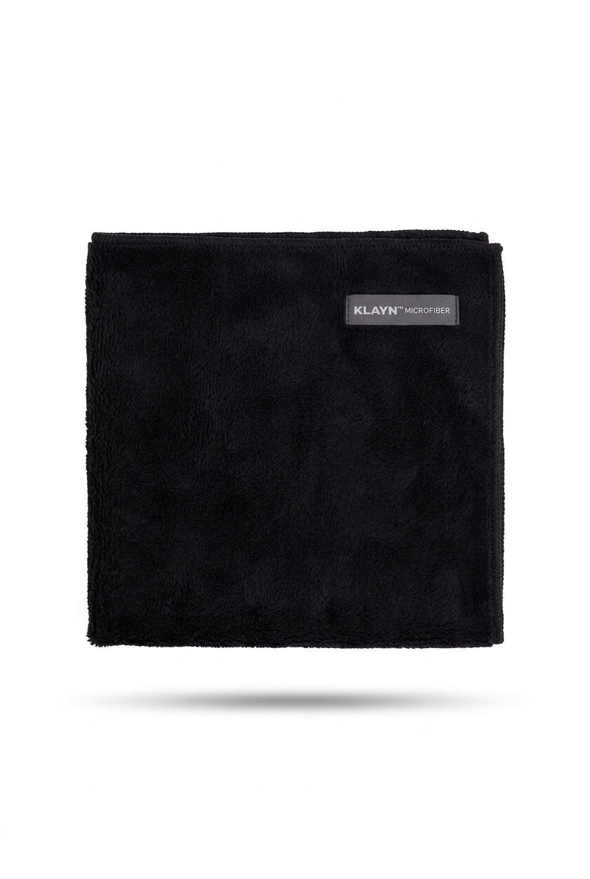 KLAYN microfiber towel, black